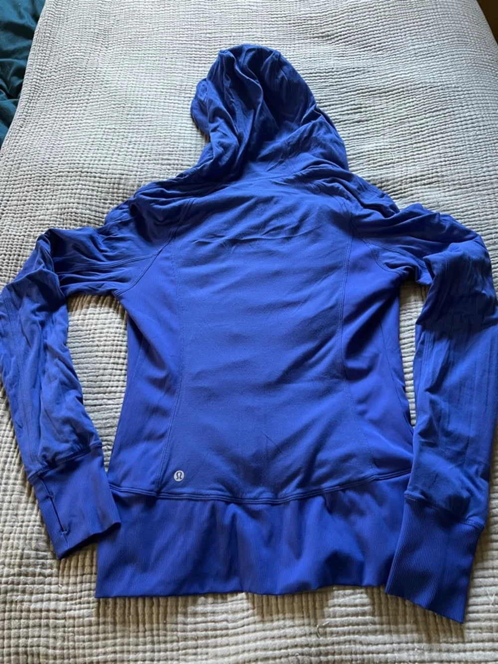 lululemon athletica Royal Blue Hooded Zip Reversible‎ Lightweight Jacket